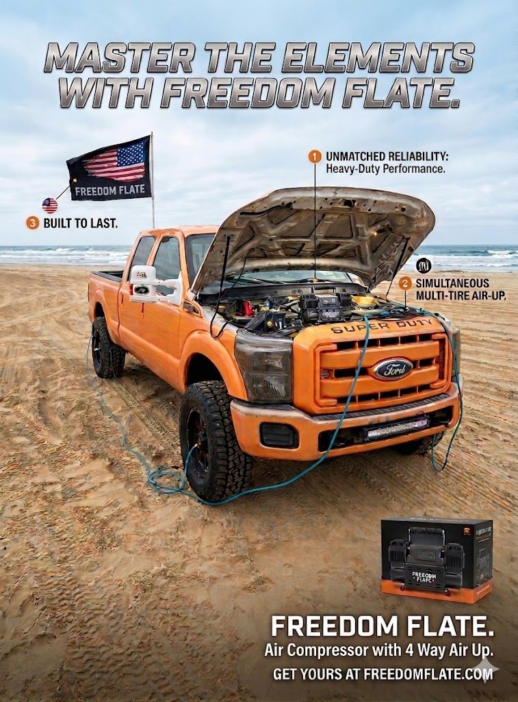 Freedom Flate: Inflate All 4 Tires Simultaneously