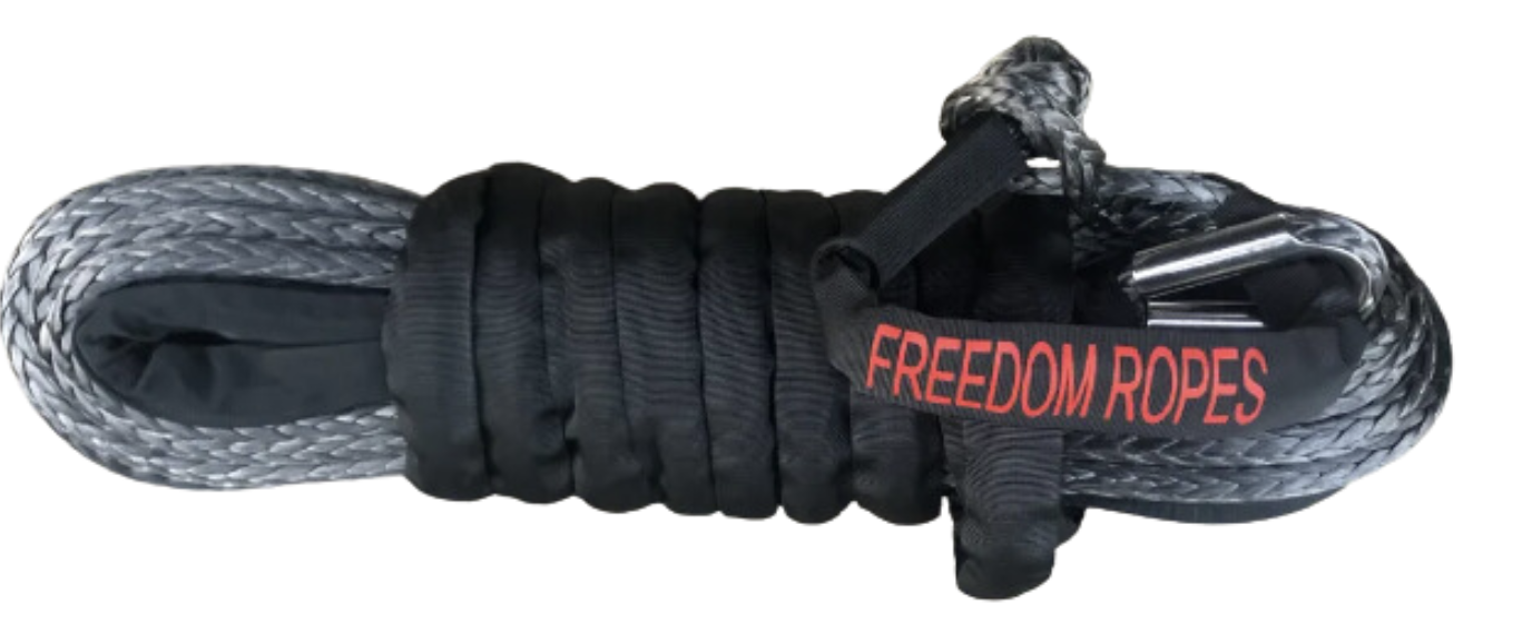 3/8"x100' Freedom Extension Winchline with Soft Shackle (Extension Winchline has soft loops at both ends)