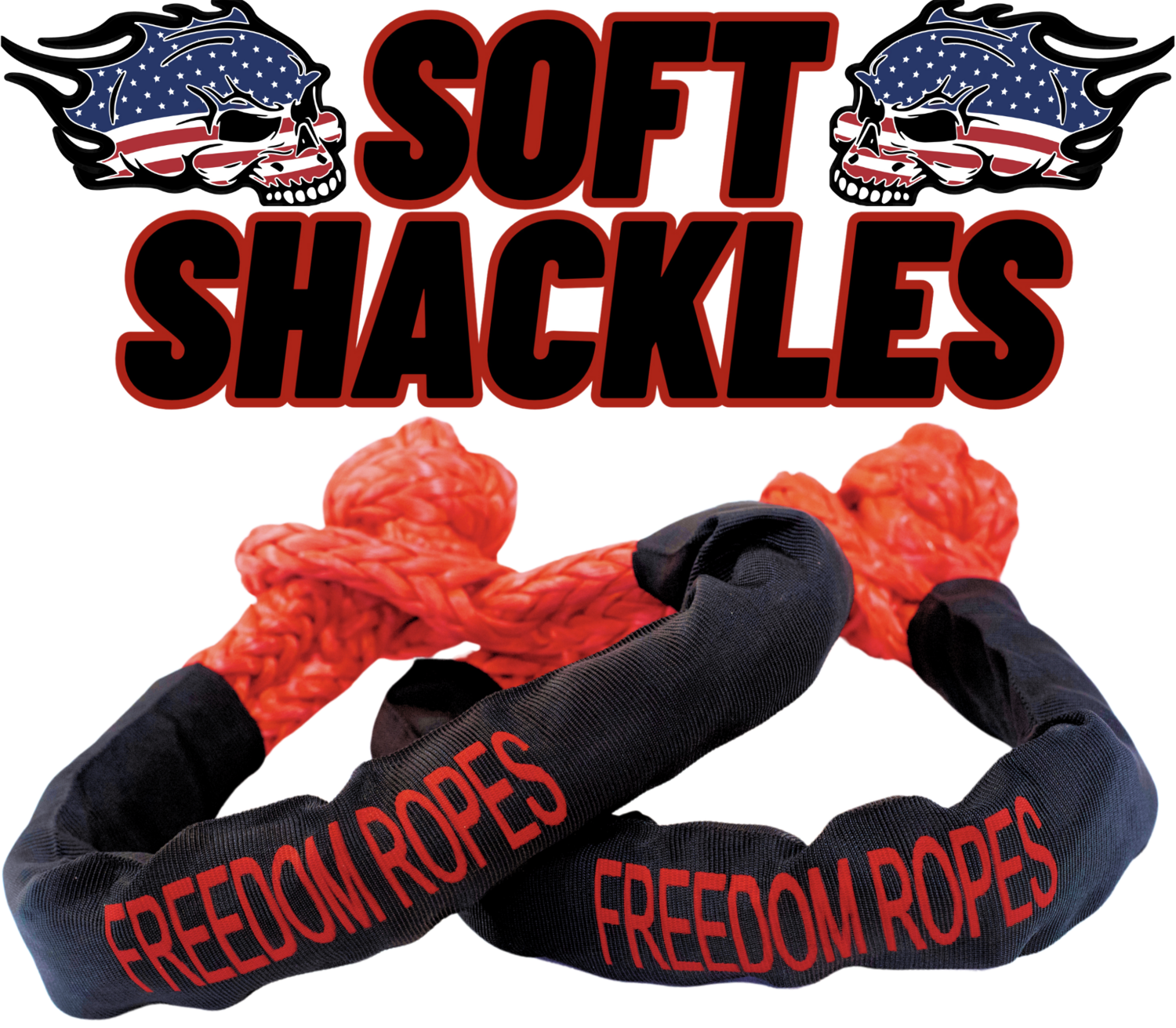 1/2" Synthetic Soft Shackles (2 Pack)