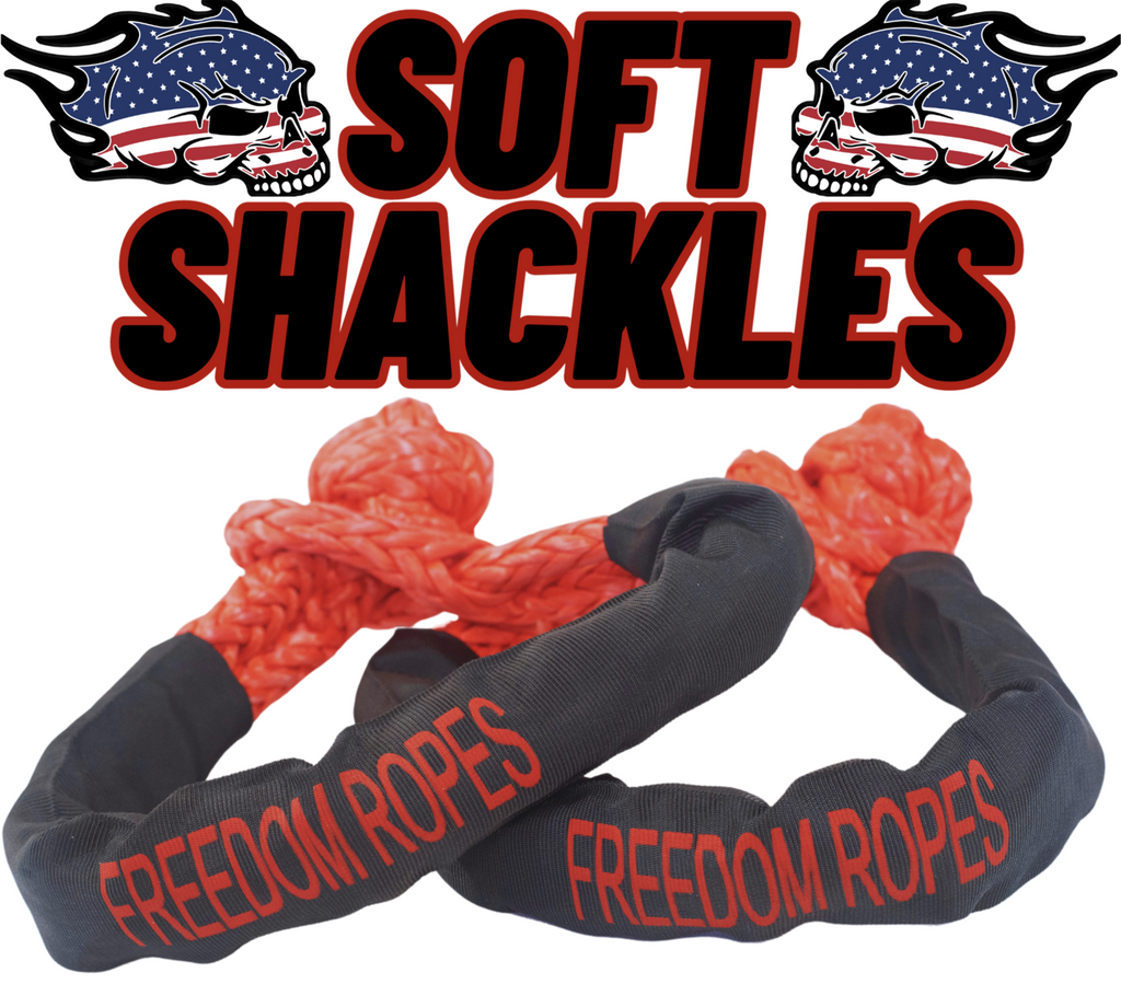 1.25"x30' Kinetic Energy Rope Kit (includes 1.25"x30' Freedom Rope, 2 Soft Shackles, and a bag)