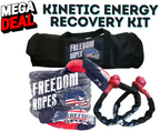 1.25"x30' Kinetic Energy Rope Kit (includes 1.25"x30' Freedom Rope, 2 Soft Shackles, and a bag)