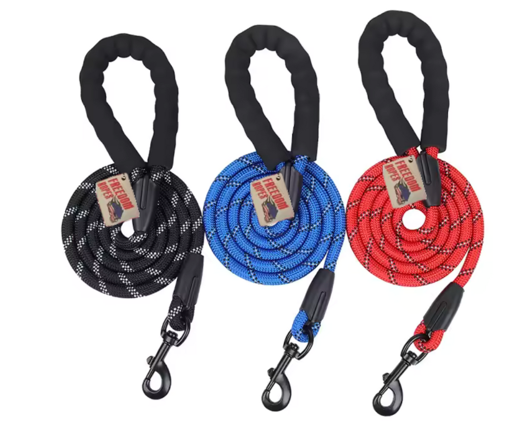 Kinetic Energy Reflective Dog Leash (includes leash, dog tag, bag holder and bags)