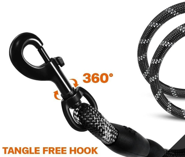 Kinetic Energy Reflective Dog Leash (includes leash, dog tag, bag holder and bags)