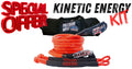 1"x30' Kinetic Energy Rope Kit with (2) 7/16" Soft Shackles and a recovery bag. Best Recovery Rope to get the job done.