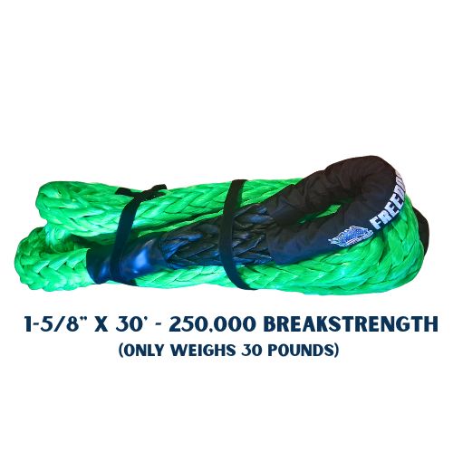 Freedom Super Recovery Ropes - 250,000 BreakStrength