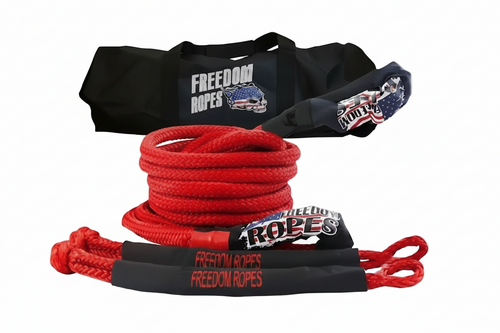 1"x30' Kinetic Energy Rope Kit with (2) 7/16" Soft Shackles (comes with the bag)
