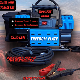Freedom Flate Dual Auto Air Compressor