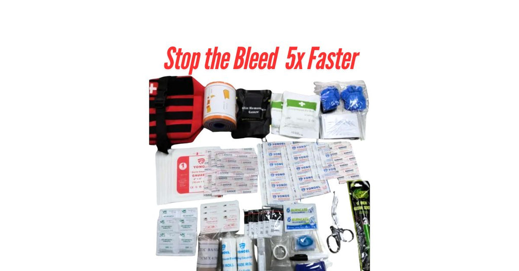 Stop the Bleed Trauma Kit (Hemostatic Gauze included)