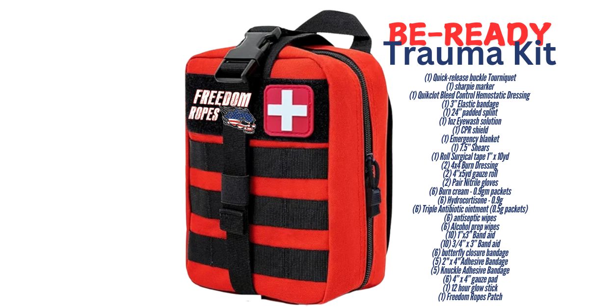 Stop the Bleed Trauma Kit (Hemostatic Gauze included)